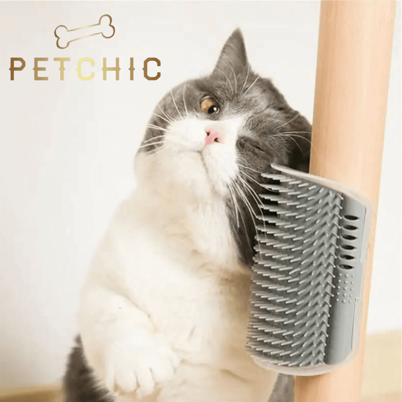 Massageador e Escova  De Canto Para Gato Happy Pet